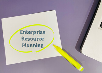 Enterprise resource planning 