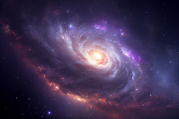 Beautiful galaxy abstract graphic. wallpaper background.