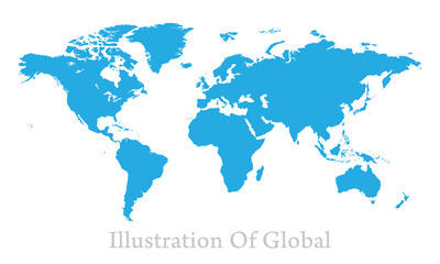 Fototapeta na wymiar Illustration of global icon vector eps artwork