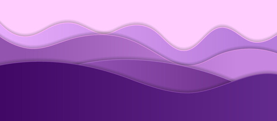 Purple violet waves abstract corporate elegant background. Vector graphic design