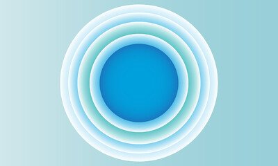 Abstract blue circle wave line abstract background. Vector Illustration