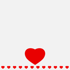 Background pattern ; Red heart on valentine day for expressing beautiful love.