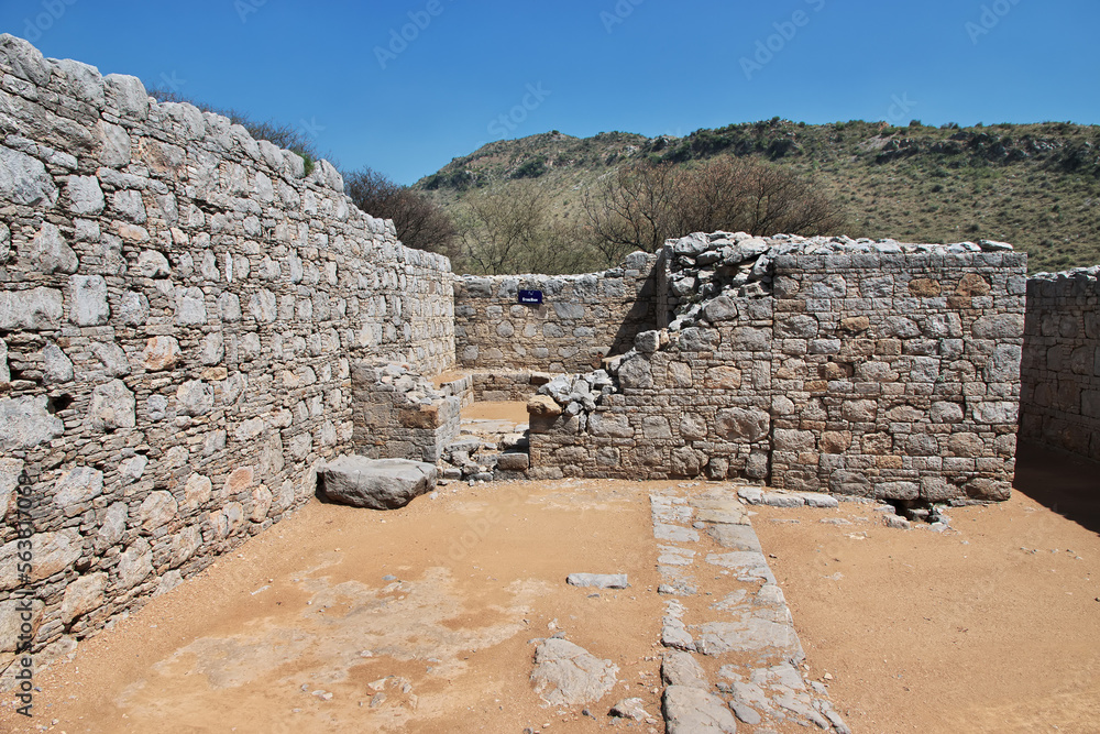 Wall mural Taxila, ruins of Jaulian monastery, Pakistan