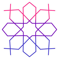 Islamic ornament circle 