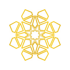 Islamic ornament circle 