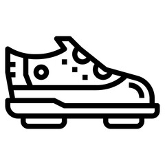 sneaker line icon style