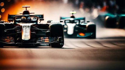 Abwaschbare Fototapete F1 f1 race cars