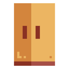 refrigerator flat icon style