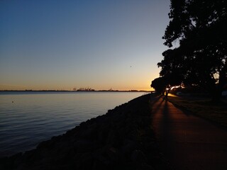 Sunrise walkway