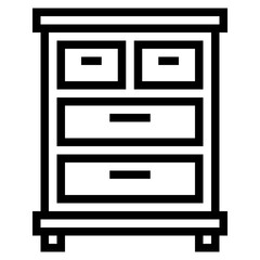 drawer line icon style