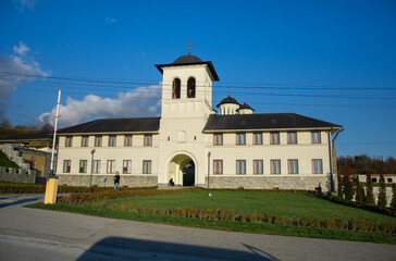 Fototapeta na wymiar Romania, Bistrita, Izvorul Tămăduirii Monastery, Salva , 2022