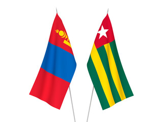 Mongolia and Togolese Republic flags