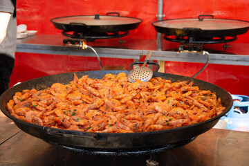 shellfish, shrimp and rice in Bistrita ,Romania