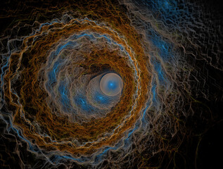 Imaginatory fractal abstract background Image