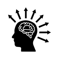 Potential, brainstorm icon.