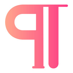 paragraph gradient icon