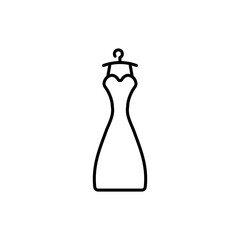 Women's Dress Icon vector design templates