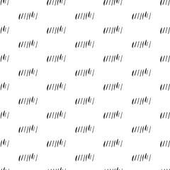 Seamless pattern with black pencil brushstrokes