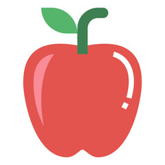 apple flat icon style