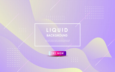 modern dynamic purple soft liquid color geometric fluid background. eps10 vector