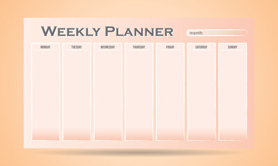 Weekly Planner Template
