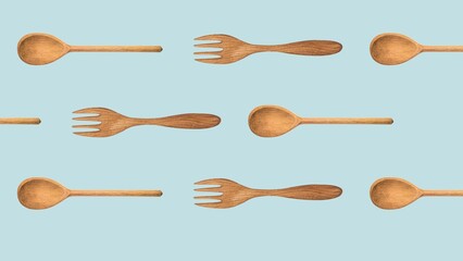 Spoon and Fork Wood