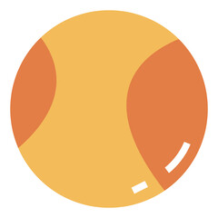 ball flat icon style
