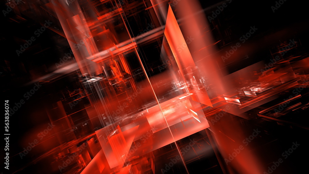 Poster digital space, information transmission, big data processing. digital universe, data matrix, cloud t