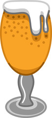 Beer mug png graphic design