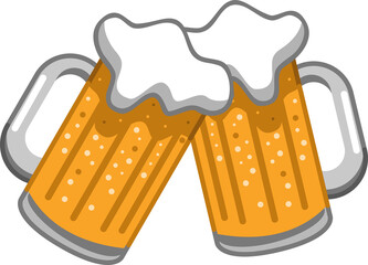 Beer mug png graphic design