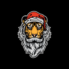 Christmas Tiger Logo
