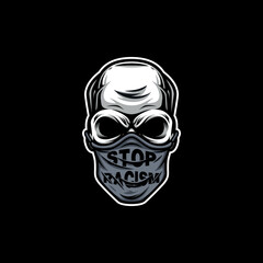 Skull Mask Graphic Logo