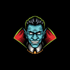 Vampire Graphic Logo