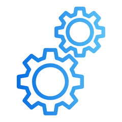 gear gradient icon