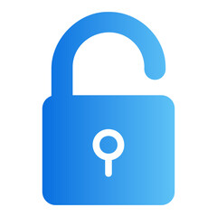 padlock gradient icon
