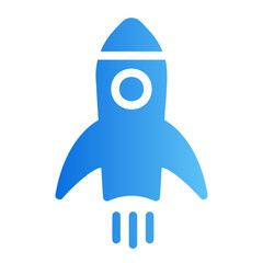 rocket gradient icon