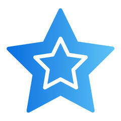 Obraz premium star gradient icon