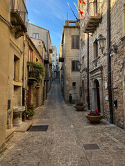 Fototapeta na wymiar view of Geraci Siculo, Palermo. Sicily, Italy