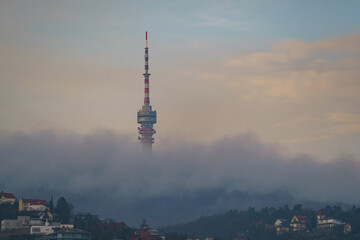 Tv tower in Pecs, Hungary
