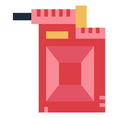 jerrycan flat icon style