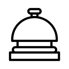 bell line icon illustration vector graphic