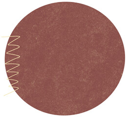 Floral Organic Textured Shape 