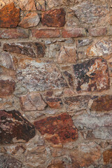 Grunge wall background with old brick stones texture