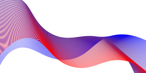 Colorful Abstract wave. gradient flowing wave lines. Futuristic technology concept. Vector illustration