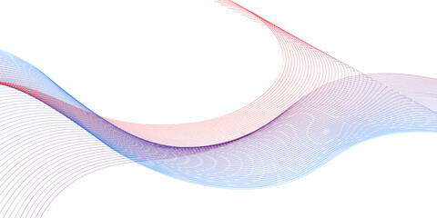 Colorful Abstract wave. gradient flowing wave lines. Futuristic technology concept. Vector illustration