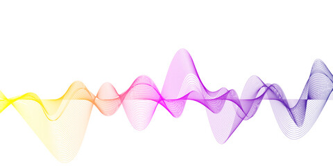Abstract flowing wave lines. Design element for technology, science, modern concept.vector eps 10