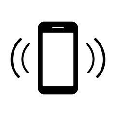 BUTTONLESS BLACK RINGING SMART PHONE