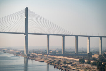 Al Salam Peace Bridge in Egypt, Suez canal