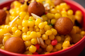 Diljani is a traditional Indian sweet, creamy and sweetened milk, garnished with nuts and spices.