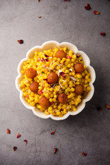 Diljani is a traditional Indian sweet, creamy and sweetened milk, garnished with nuts and spices.